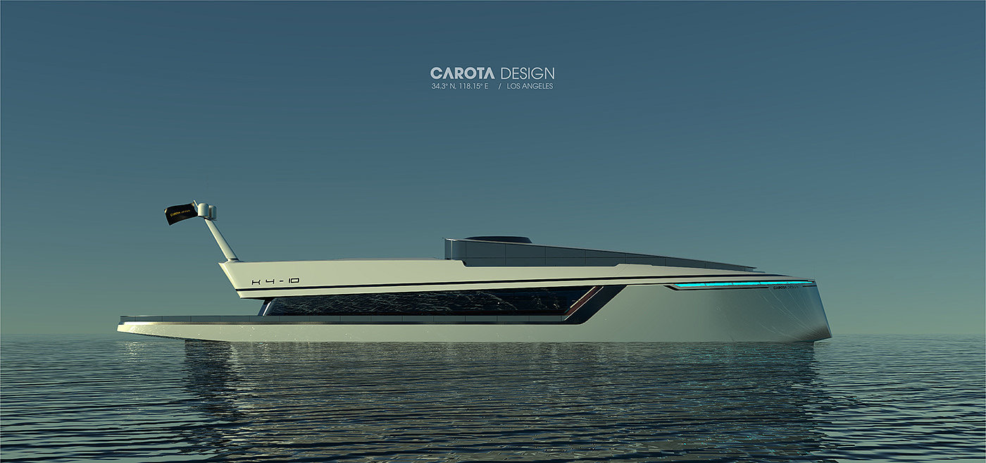 yacht，outdoor，at sea，traffic，yacht，Carota design，