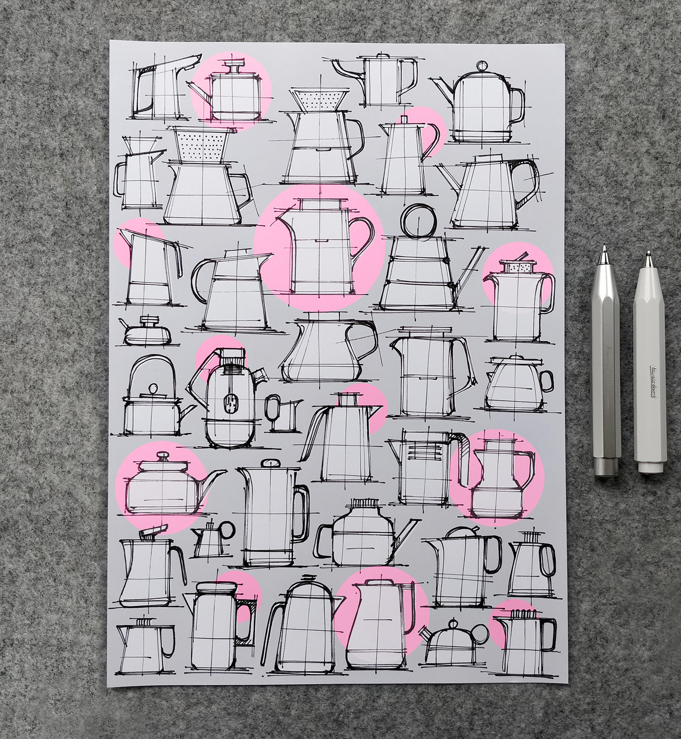 draft，Design，Hand drawn，Marius Kindler，