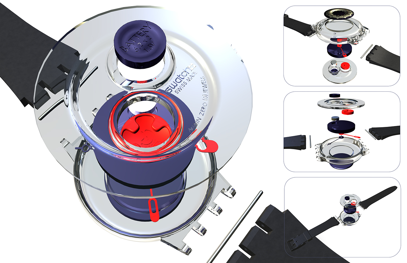 overtime，Wrist watch，swatch，