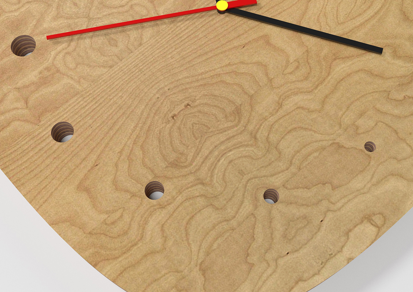 Wall clock，woodiness，Automatic design，