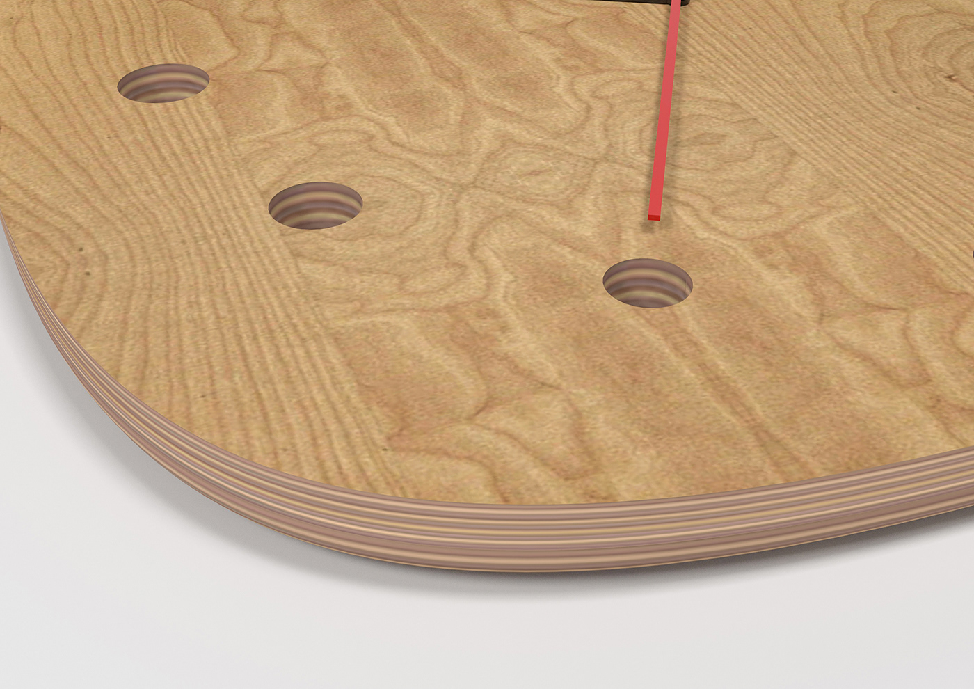 Wall clock，woodiness，Automatic design，