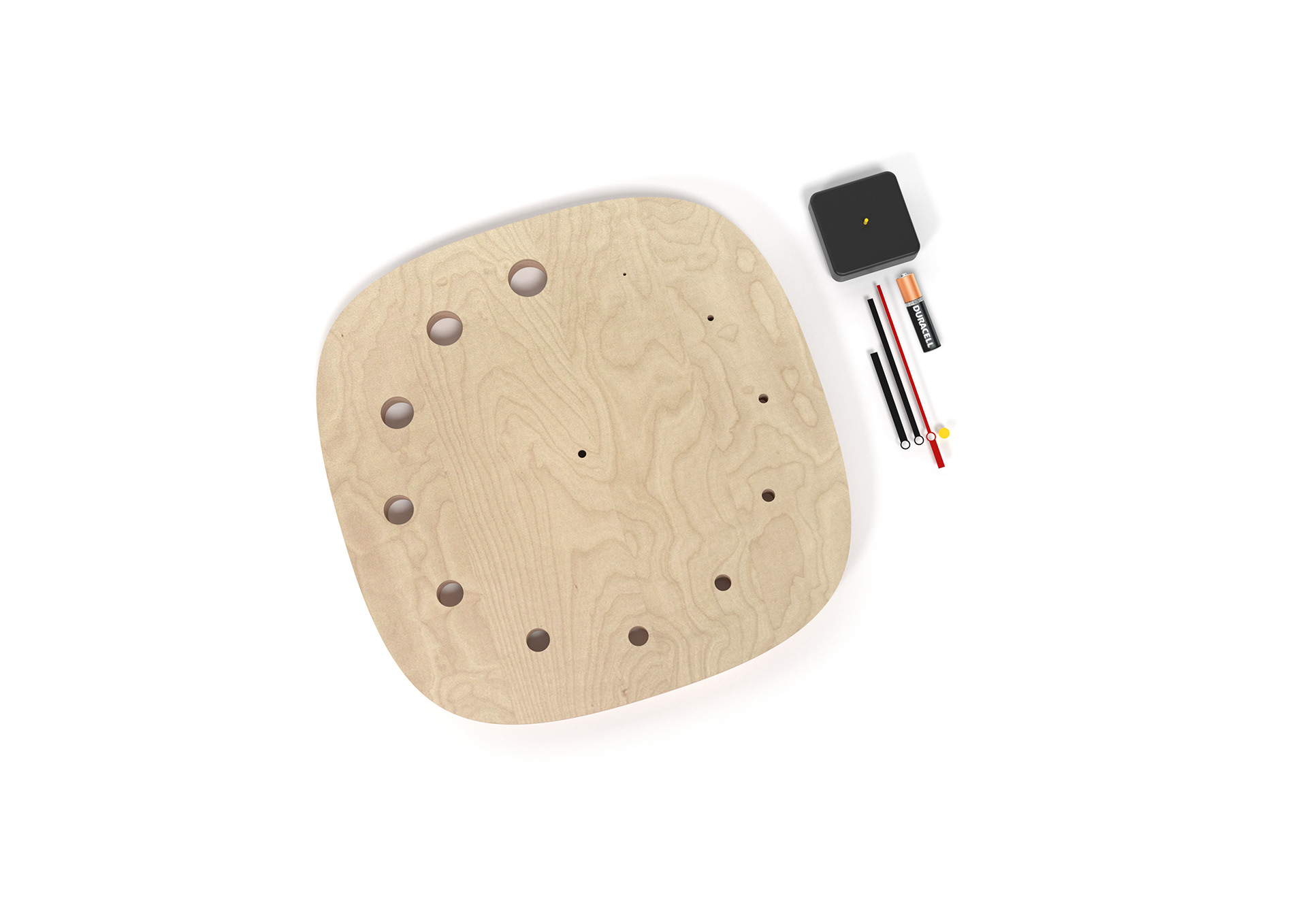 Wall clock，woodiness，Automatic design，