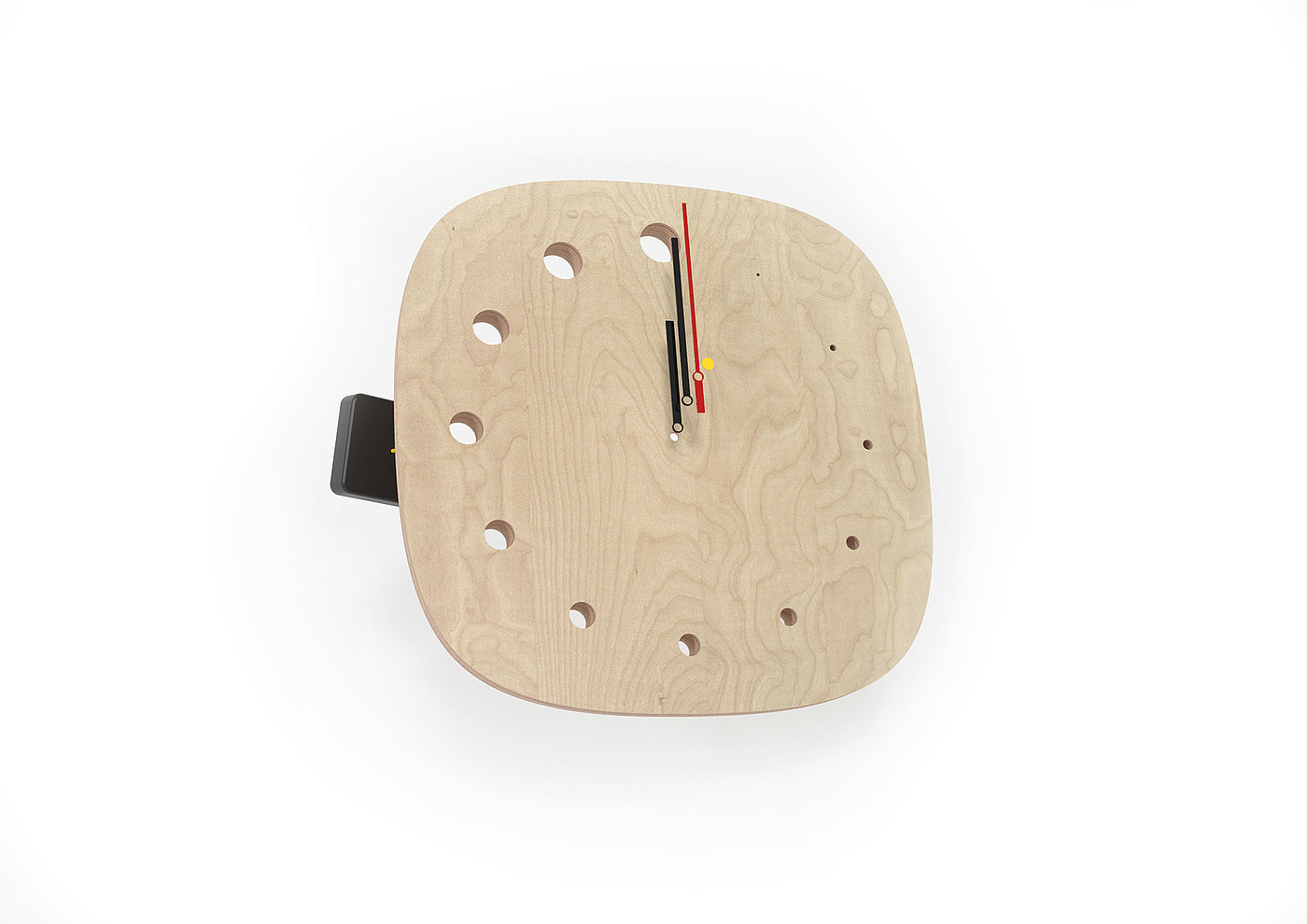 Wall clock，woodiness，Automatic design，