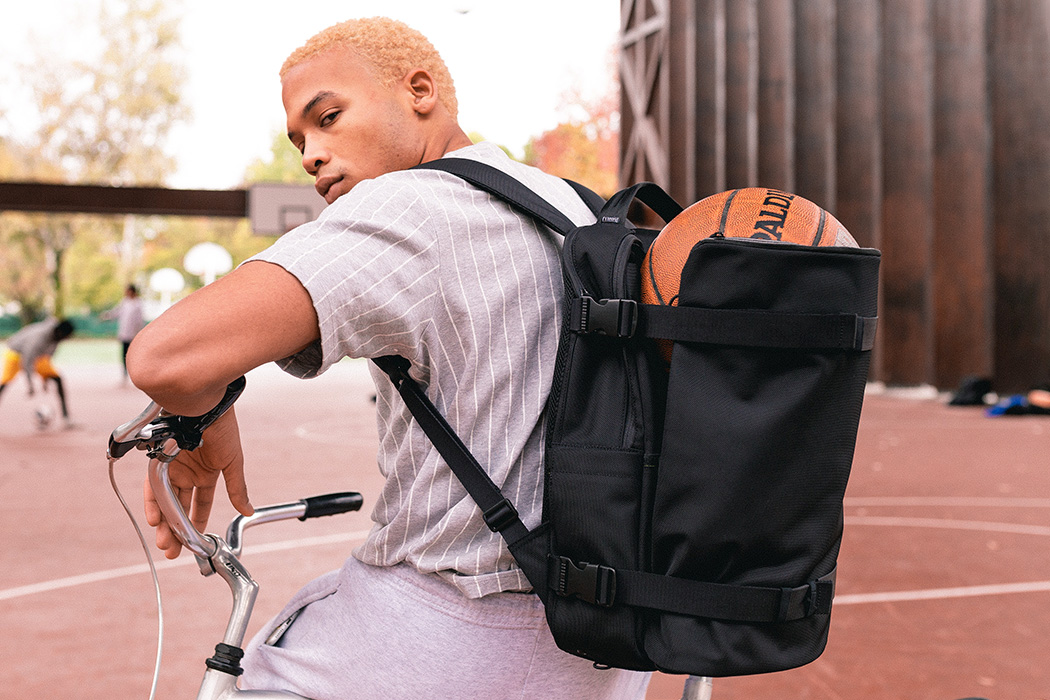 Diego Recchia，knapsack，black，Banal，Backpack，