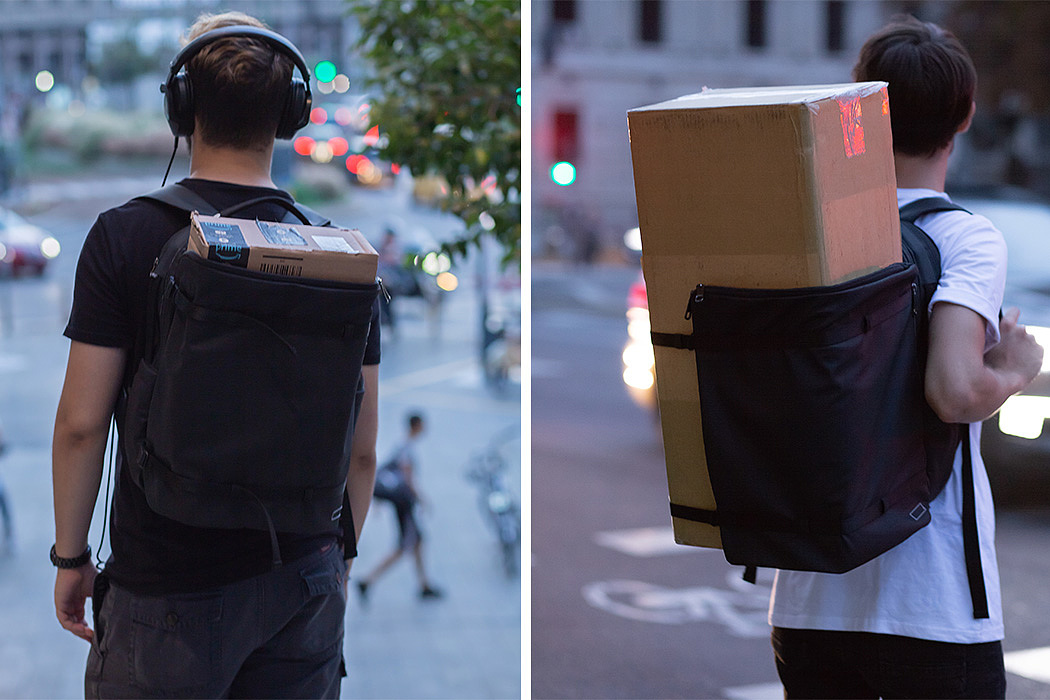 Diego Recchia，knapsack，black，Banal，Backpack，