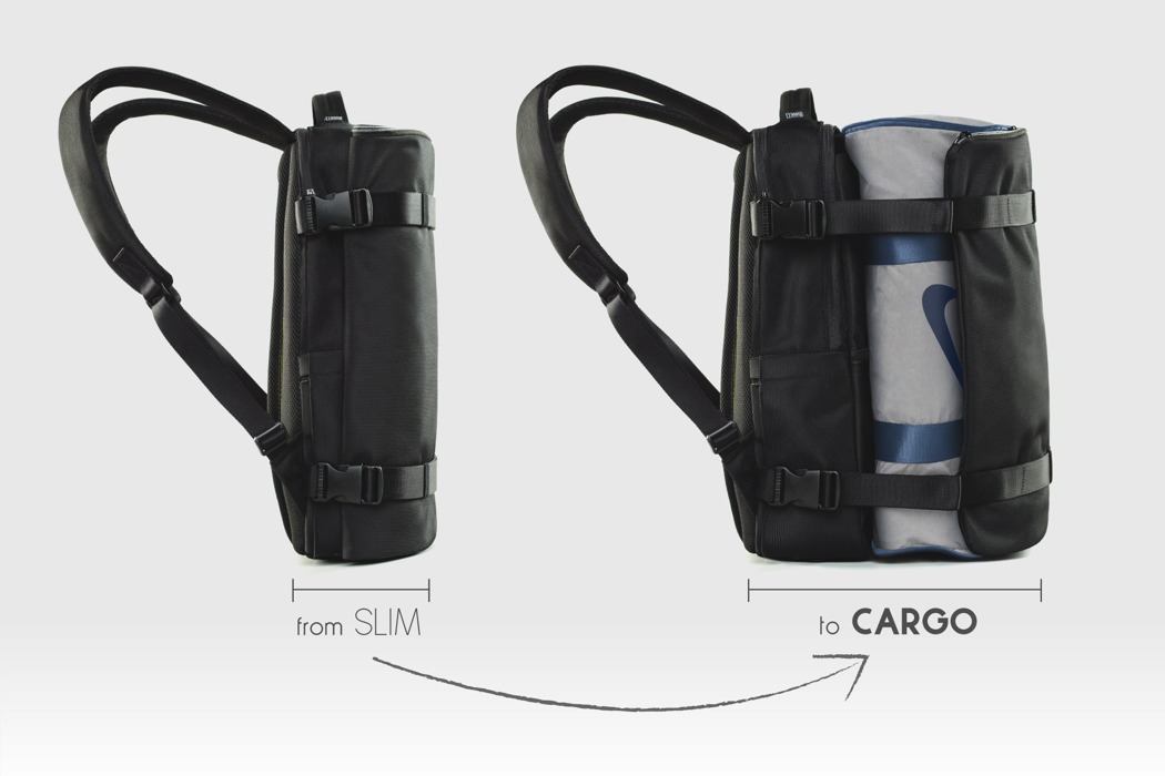 Diego Recchia，knapsack，black，Banal，Backpack，