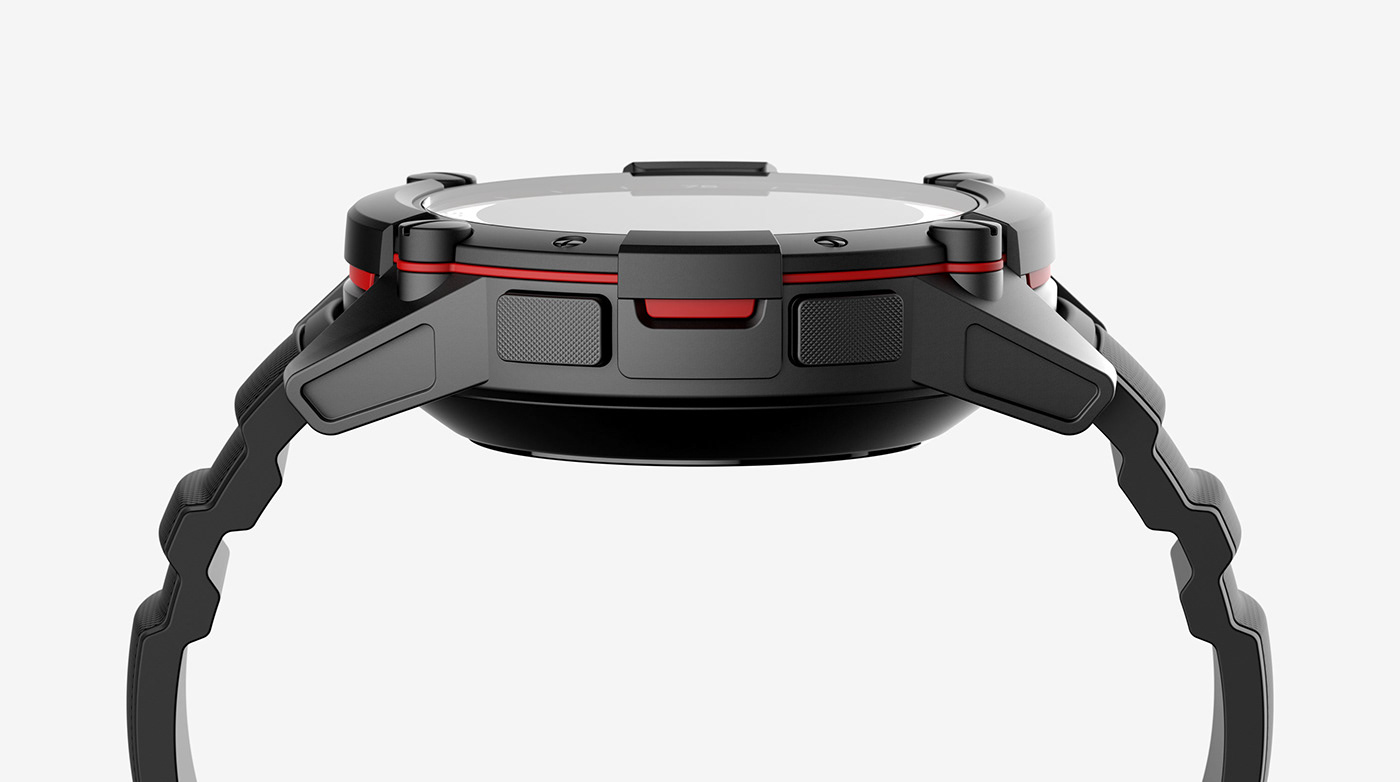 Andrea Ponti，Wrist watch，Sports Watch，black，outdoors，PowerWatch 2，waterproof，powerwatch，