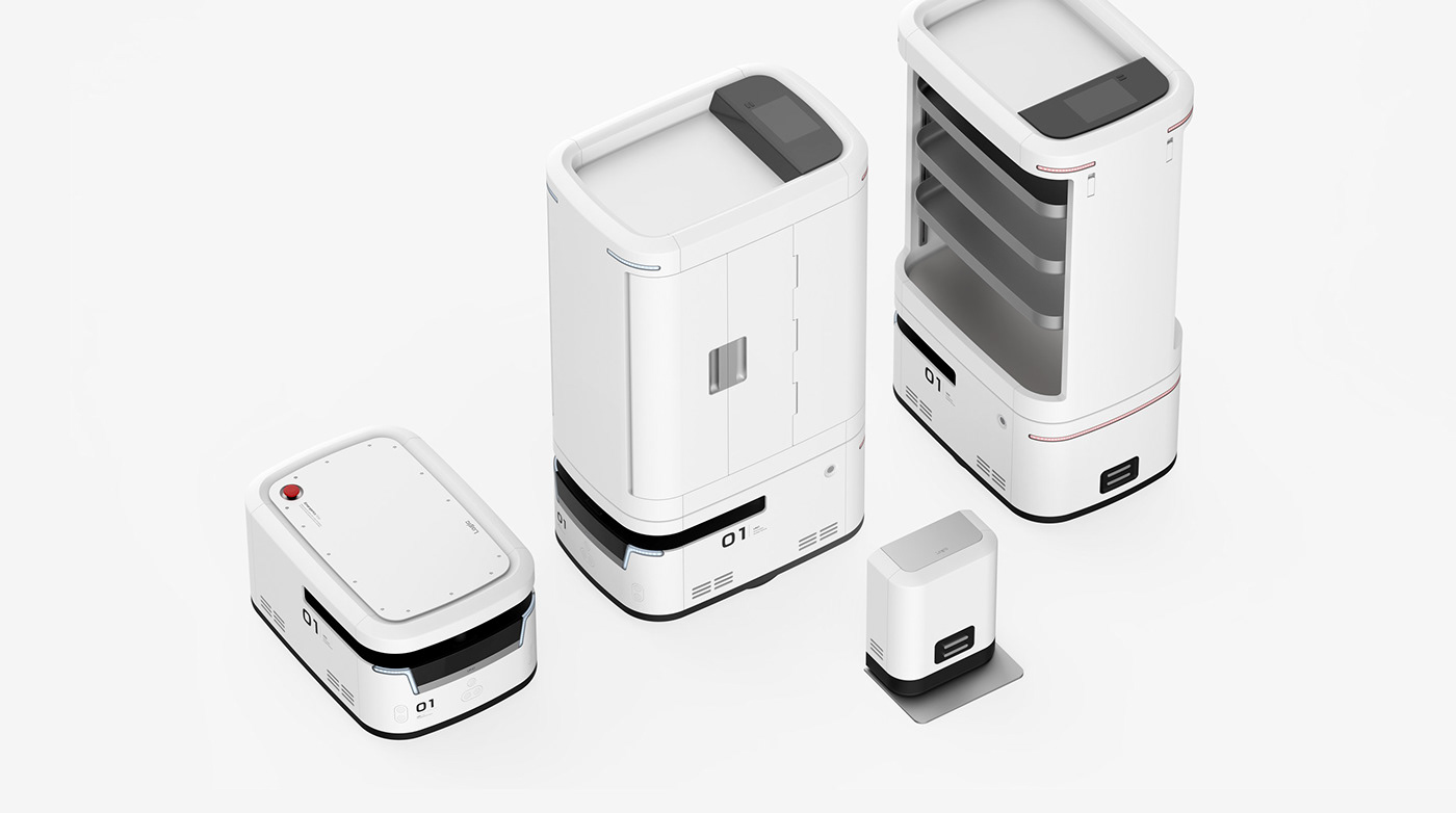 Andrea Ponti，white，intelligence，one，robot，led，