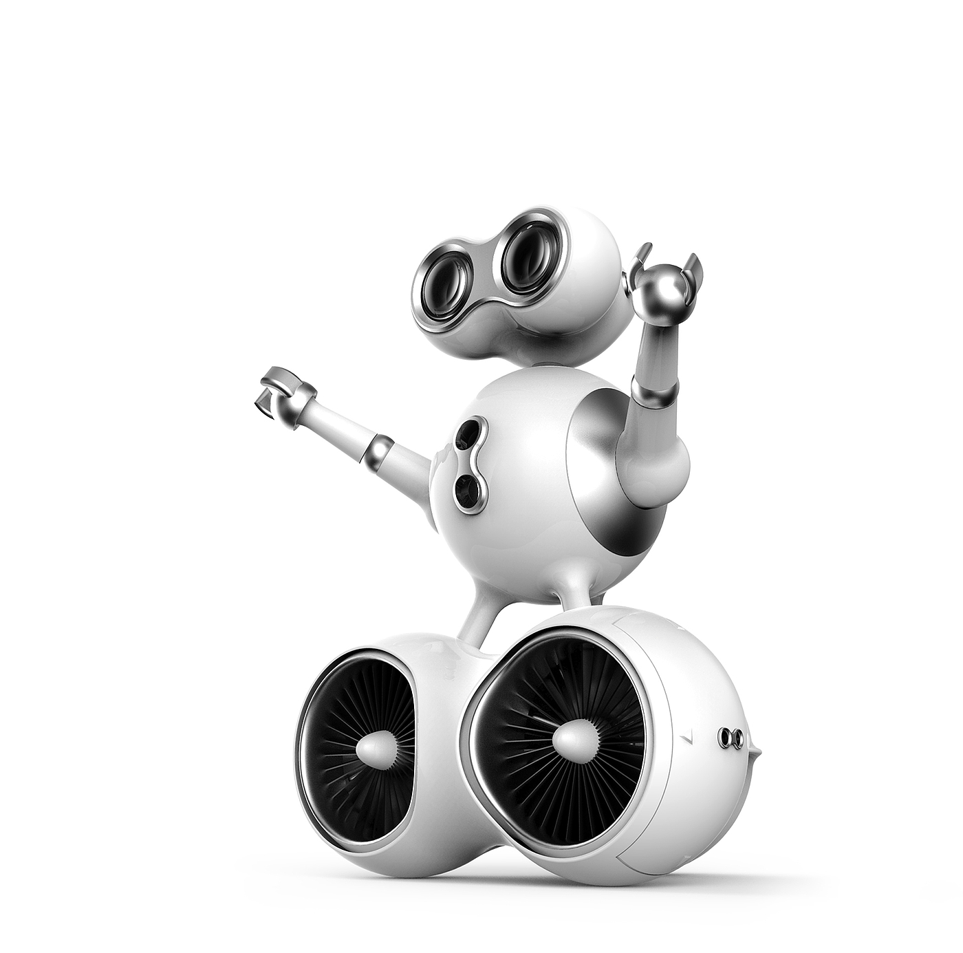 Ouri Robot，机器人，白色，智能，