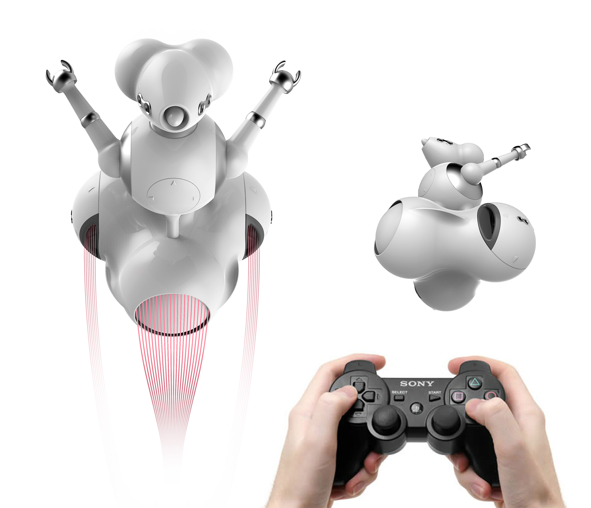 Uri robot，robot，white，intelligence，