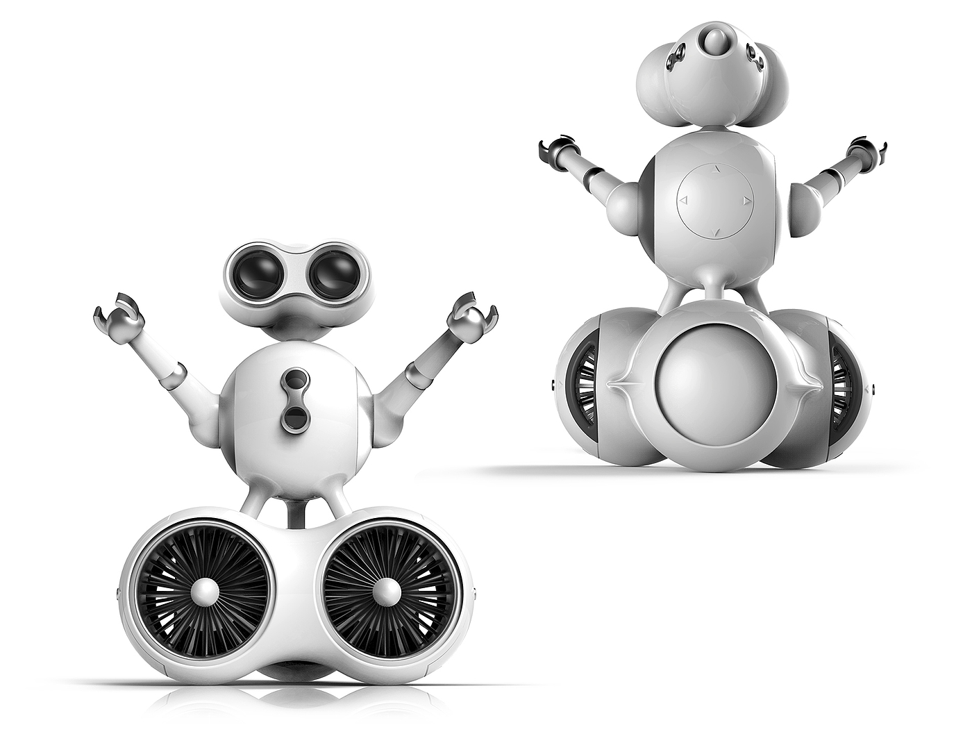 Ouri Robot，机器人，白色，智能，