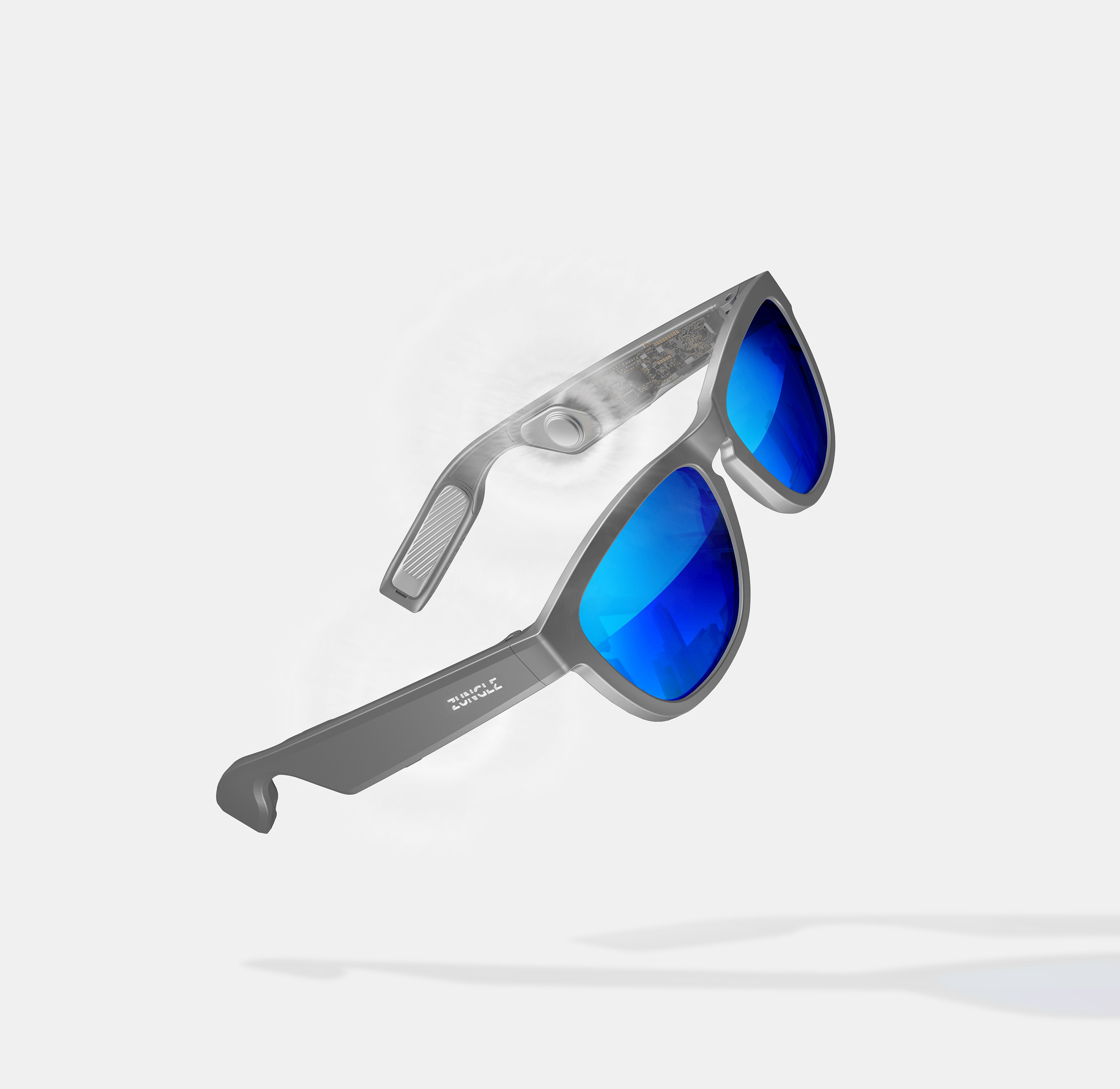 Zunlge V2，Bone conduction，Bluetooth headset，Sunglasses，