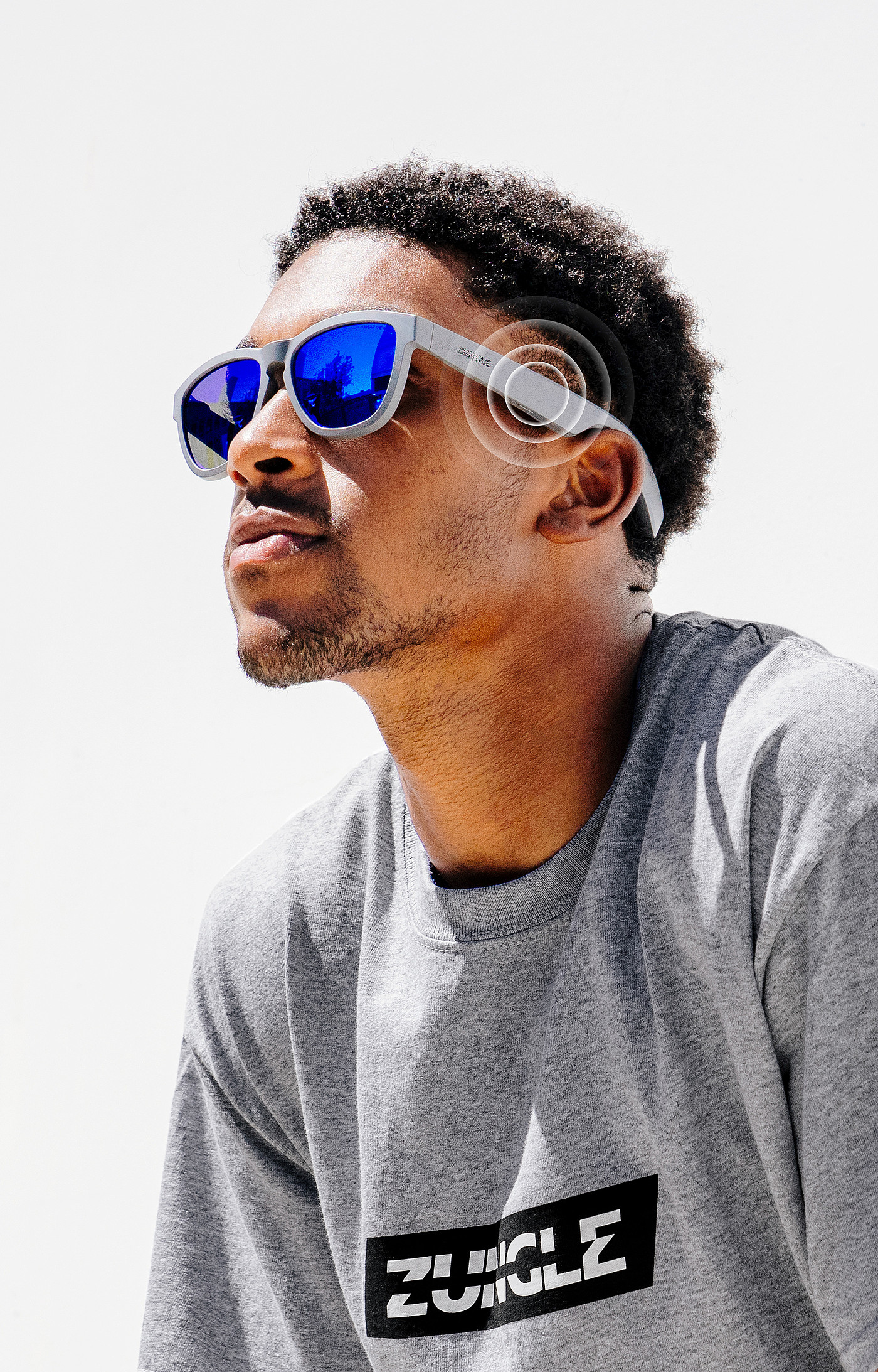 Zunlge V2，Bone conduction，Bluetooth headset，Sunglasses，
