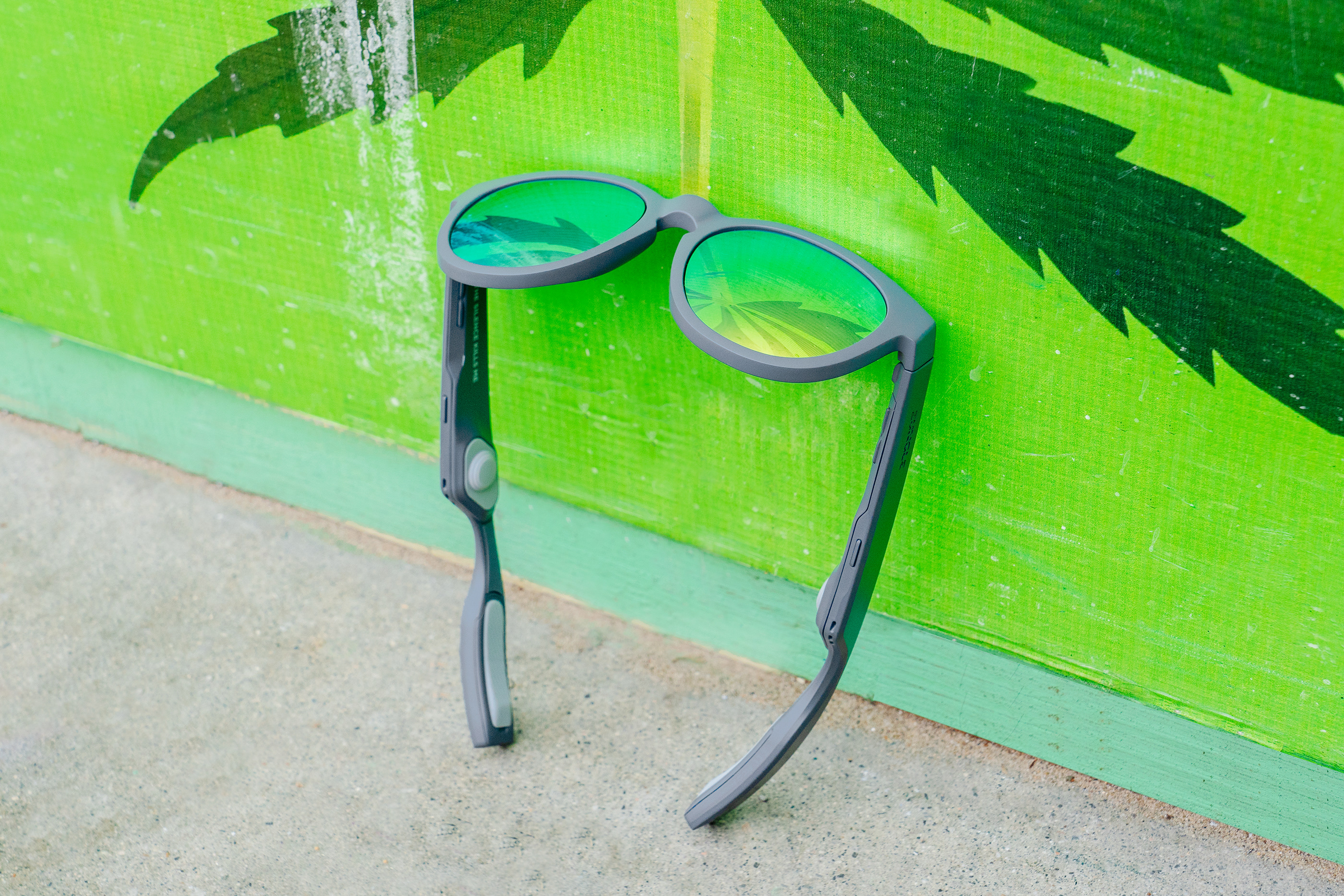 Zunlge V2，Bone conduction，Bluetooth headset，Sunglasses，