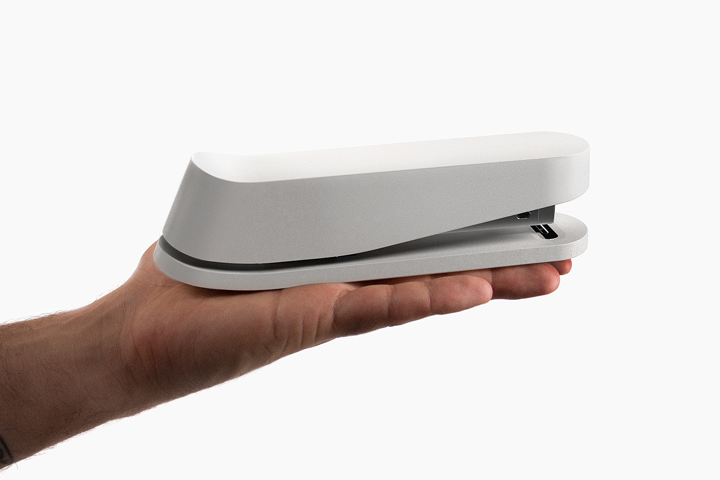 modern stylish，Bionics Design ，White minimalist，to work in an office，Office stationery，Stationery design，Stapler design，
