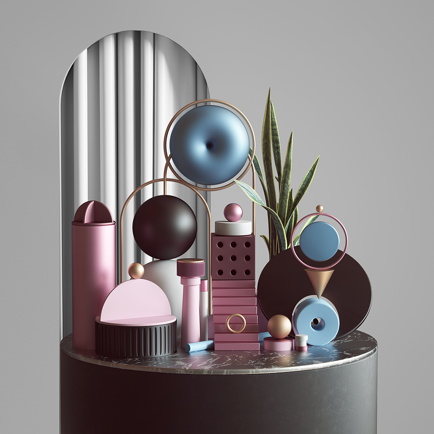 Peter Tarka，illustration，Art，c4d，