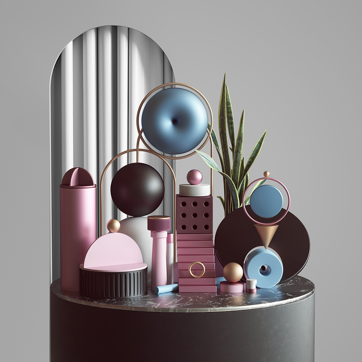 Peter Tarka，插图，艺术，c4d，