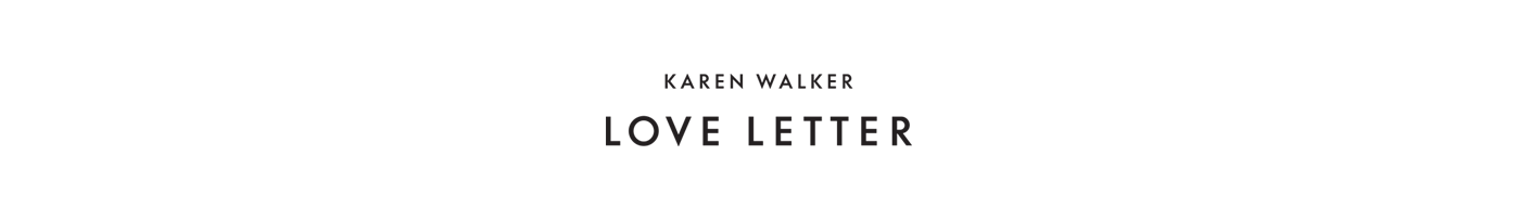 Jewellery，letter，Karen Walker，