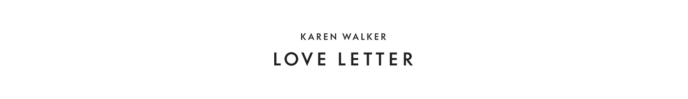 Jewellery，letter，Karen Walker，