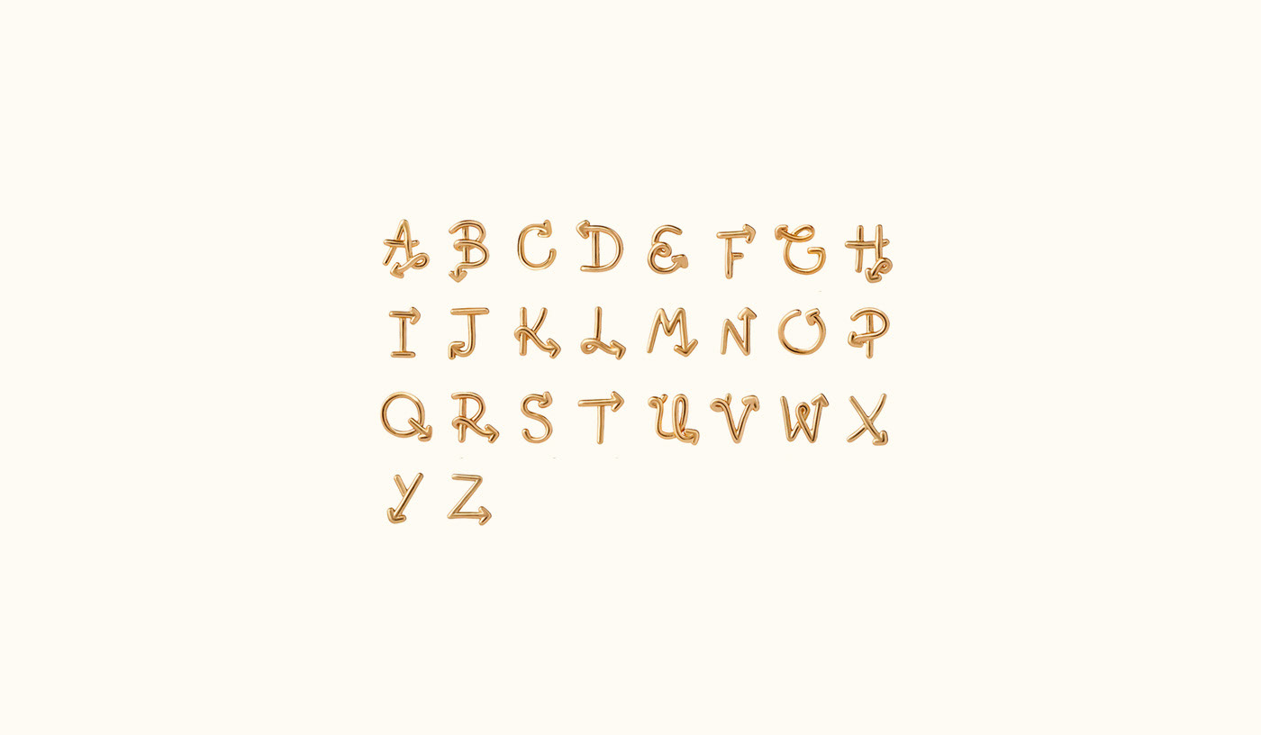 Jewellery，letter，Karen Walker，