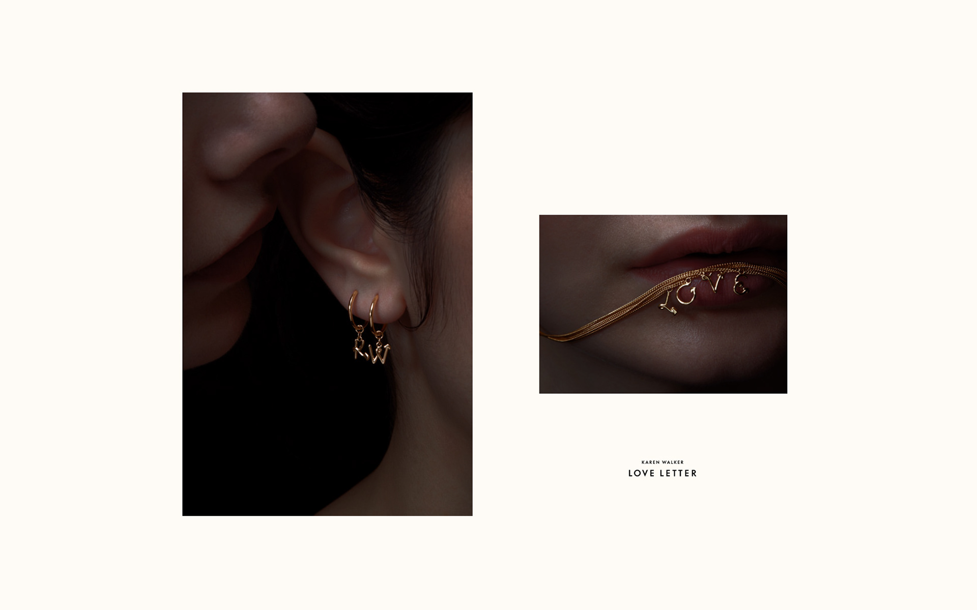 Jewellery，letter，Karen Walker，