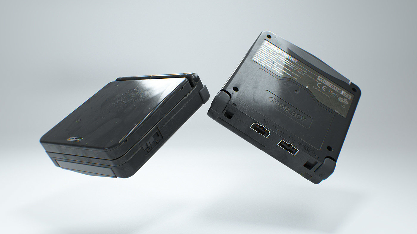 recreational machines，PSP，GAME BOY，cgi，Alexandre Guere，