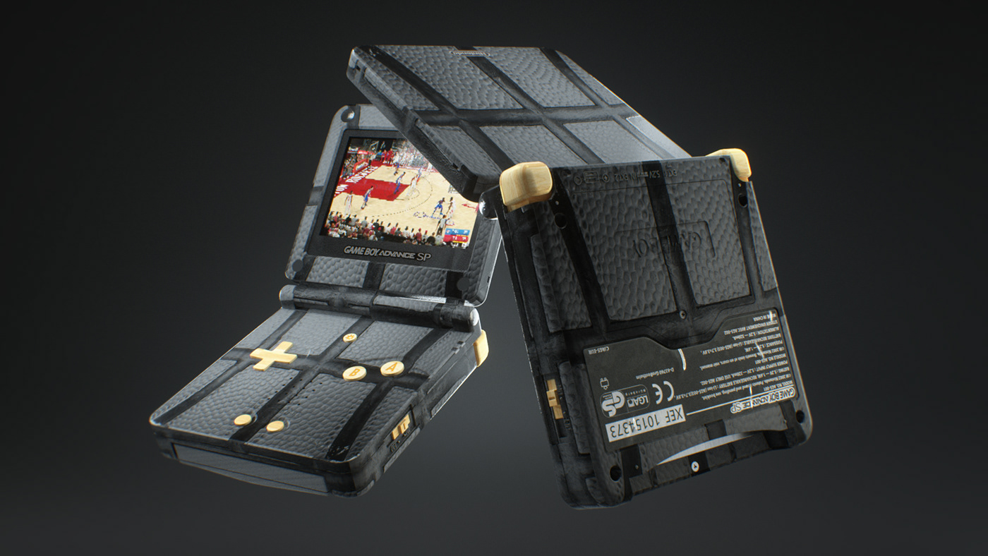 recreational machines，PSP，GAME BOY，cgi，Alexandre Guere，