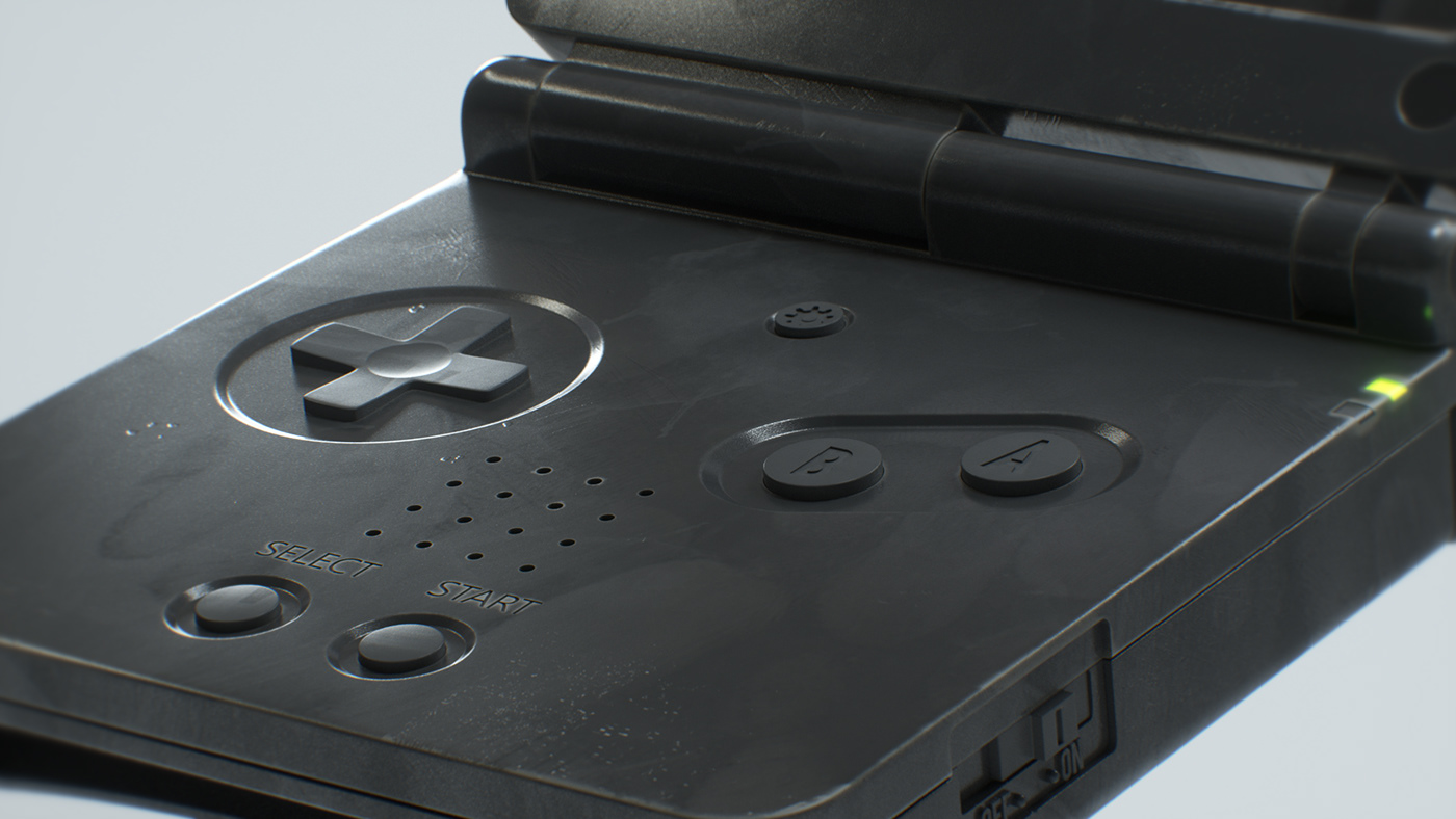 recreational machines，PSP，GAME BOY，cgi，Alexandre Guere，