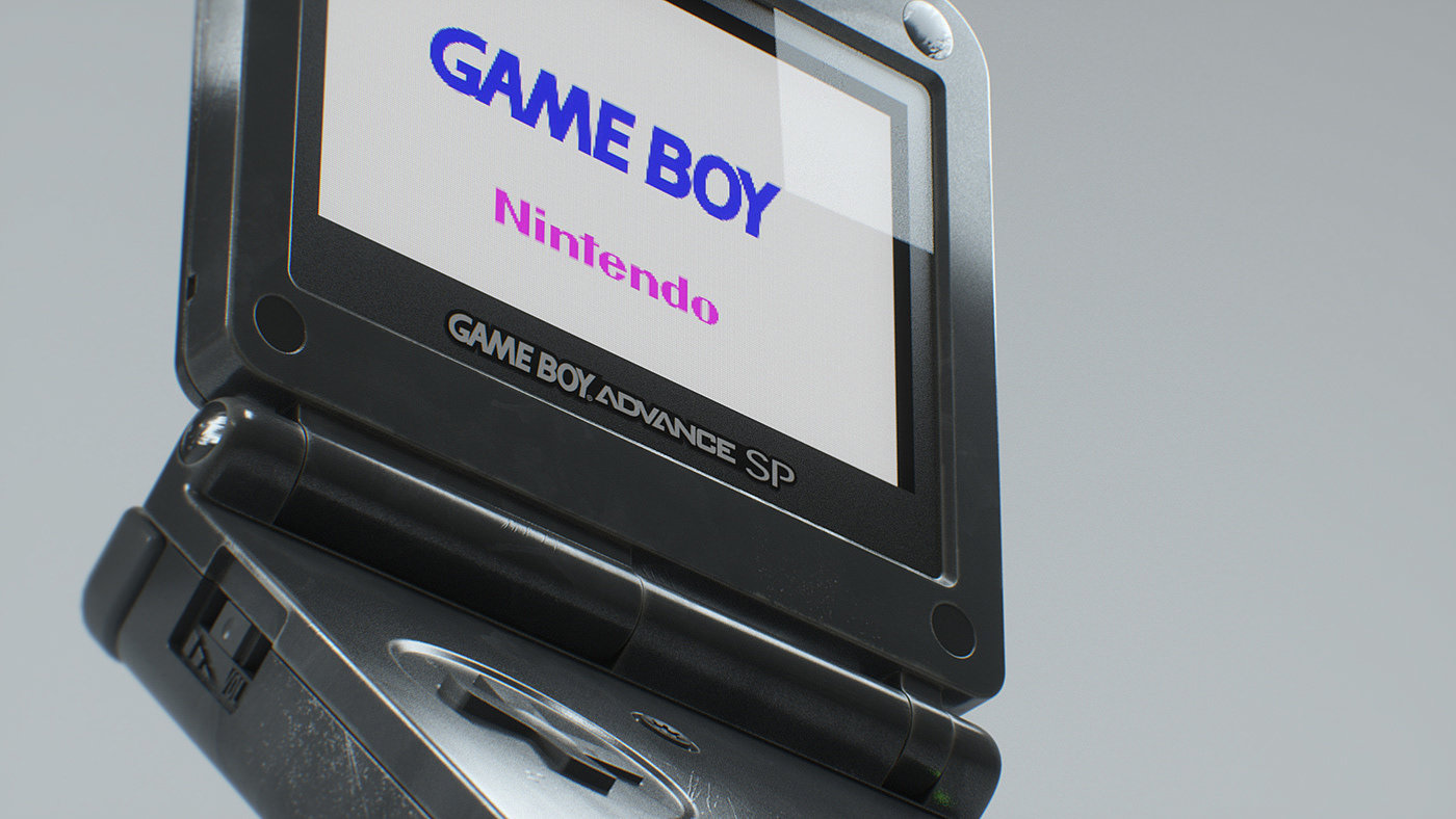 游戏机，掌机，GAME BOY，cgi，Alexandre Guere，