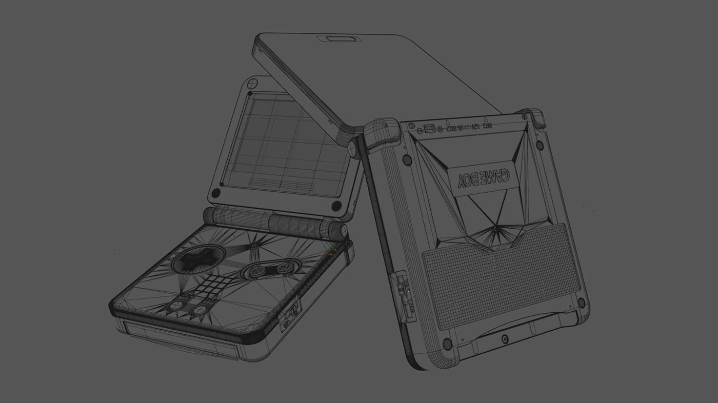 recreational machines，PSP，GAME BOY，cgi，Alexandre Guere，