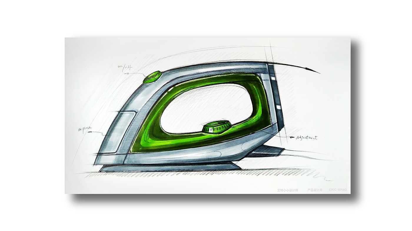 Hand drawn，Household appliances，man-machine，marker pen，Modeling deliberation，