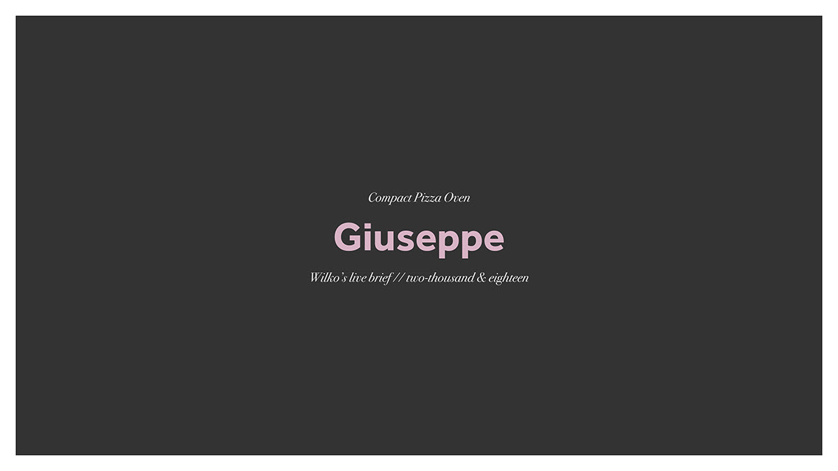 product design，Household Electric Appliances，Pizza oven，Giuseppe，