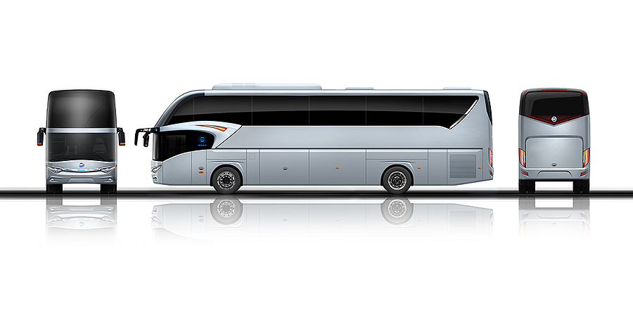 Passenger car，vehicle，automobile，bus，long-distance，large，