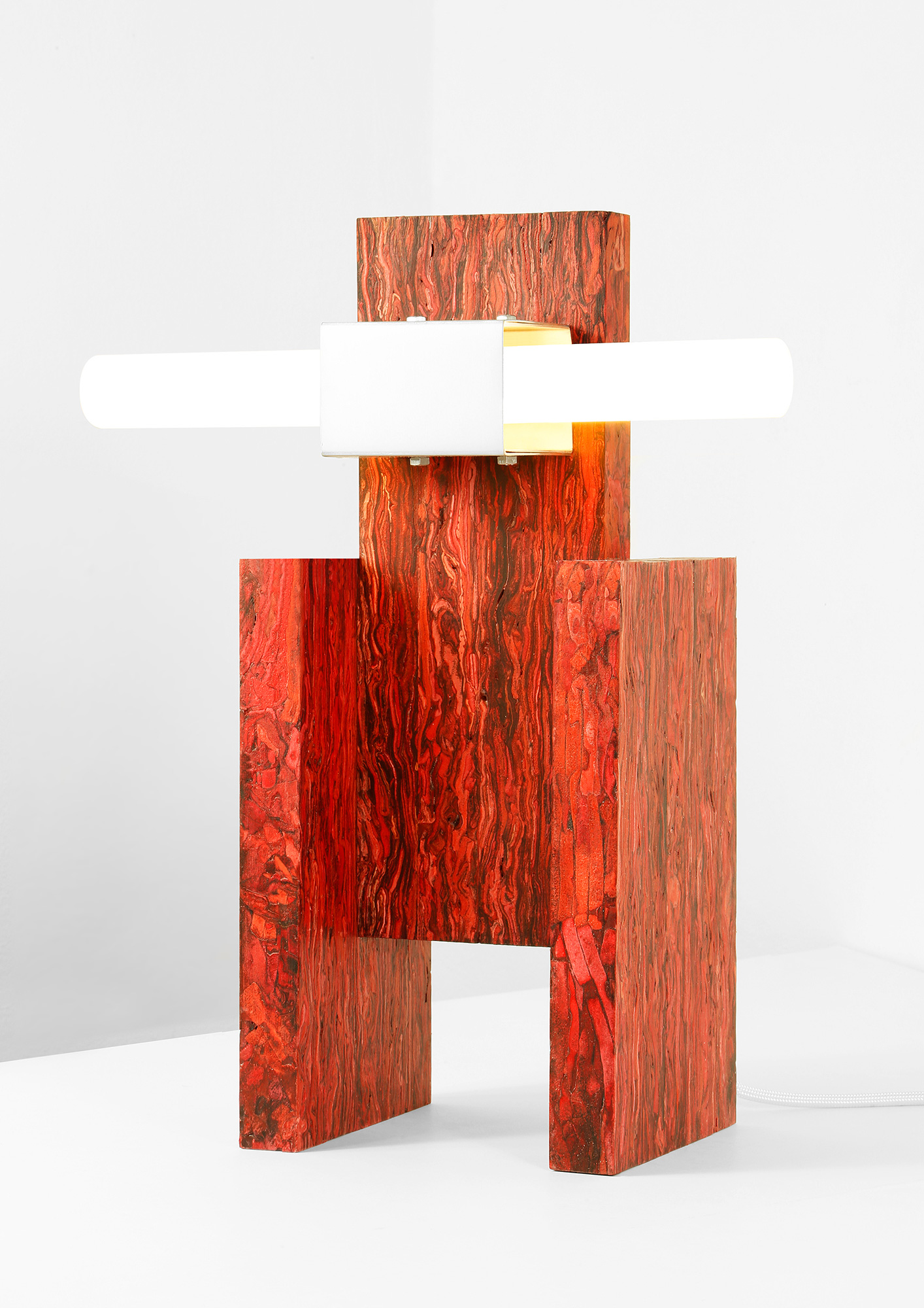 Floor lamp，Metal marble，Material innovation，Creative design，Line geometry，Minimalist geometry，Table lamp design，Lamp design，