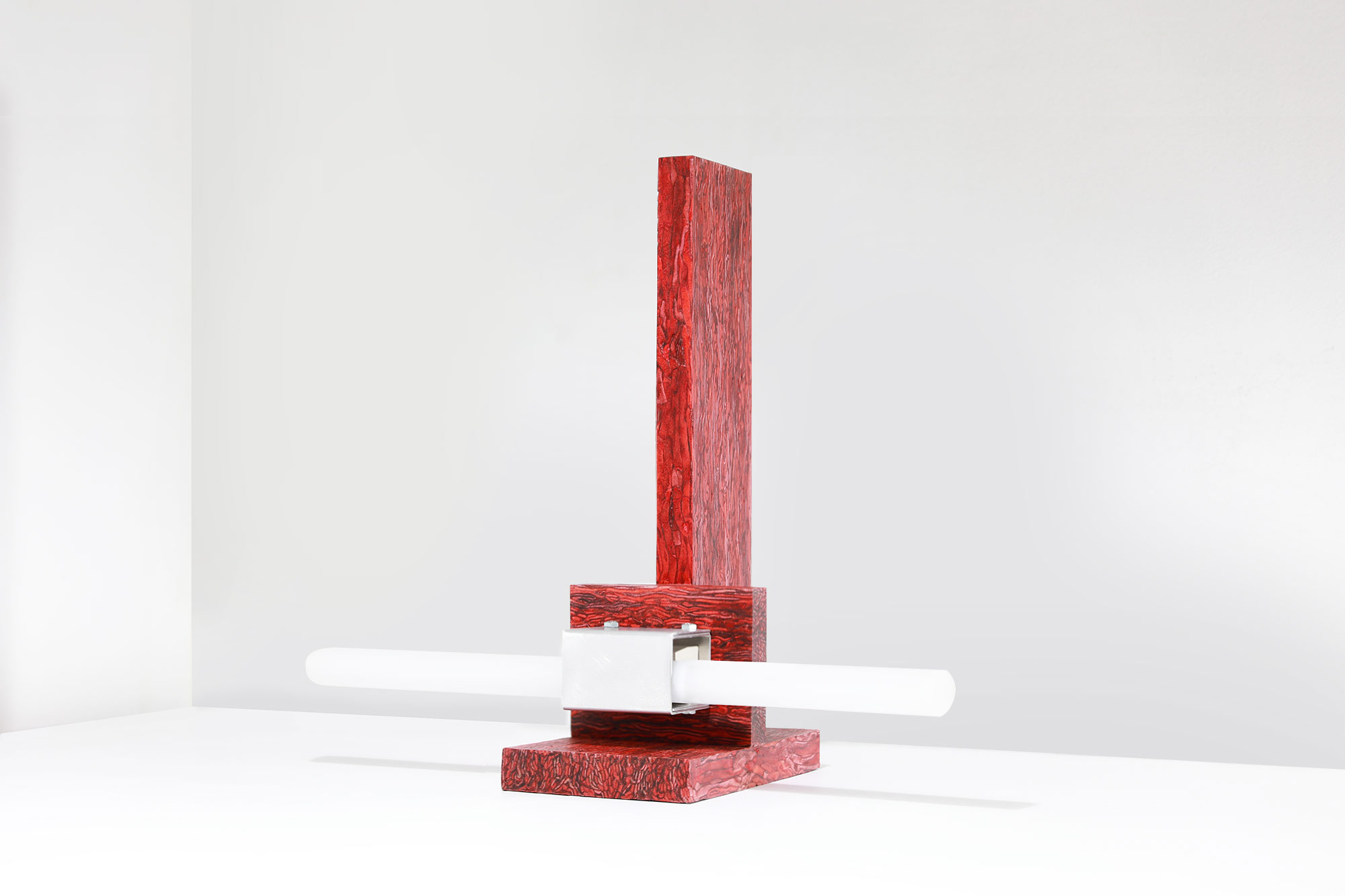 Floor lamp，Metal marble，Material innovation，Creative design，Line geometry，Minimalist geometry，Table lamp design，Lamp design，