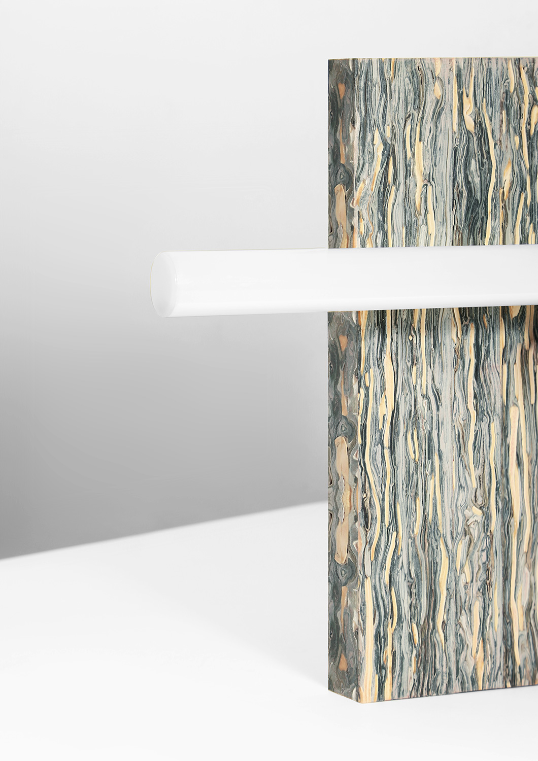 Floor lamp，Metal marble，Material innovation，Creative design，Line geometry，Minimalist geometry，Table lamp design，Lamp design，