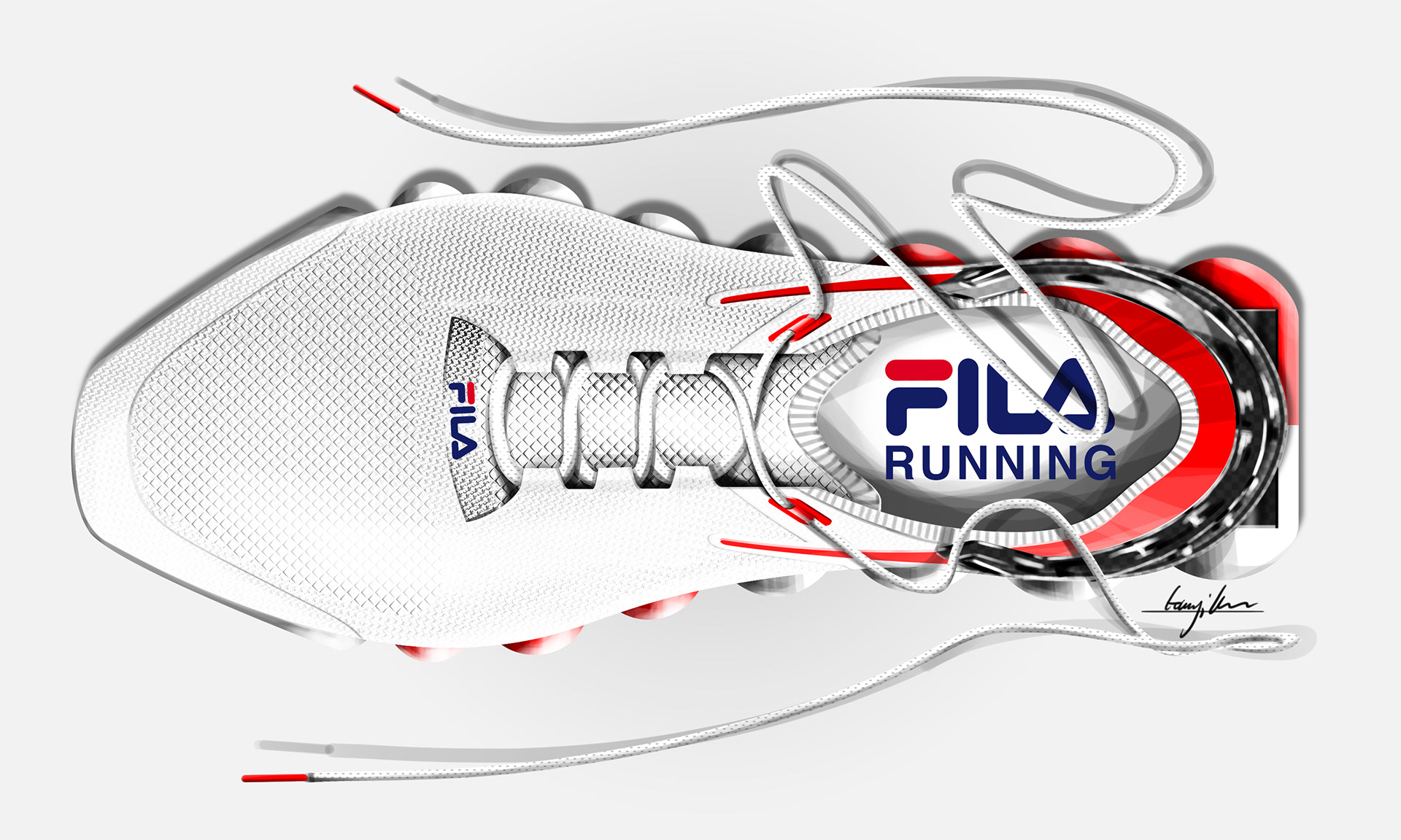 capsule，Running shoes，Row，