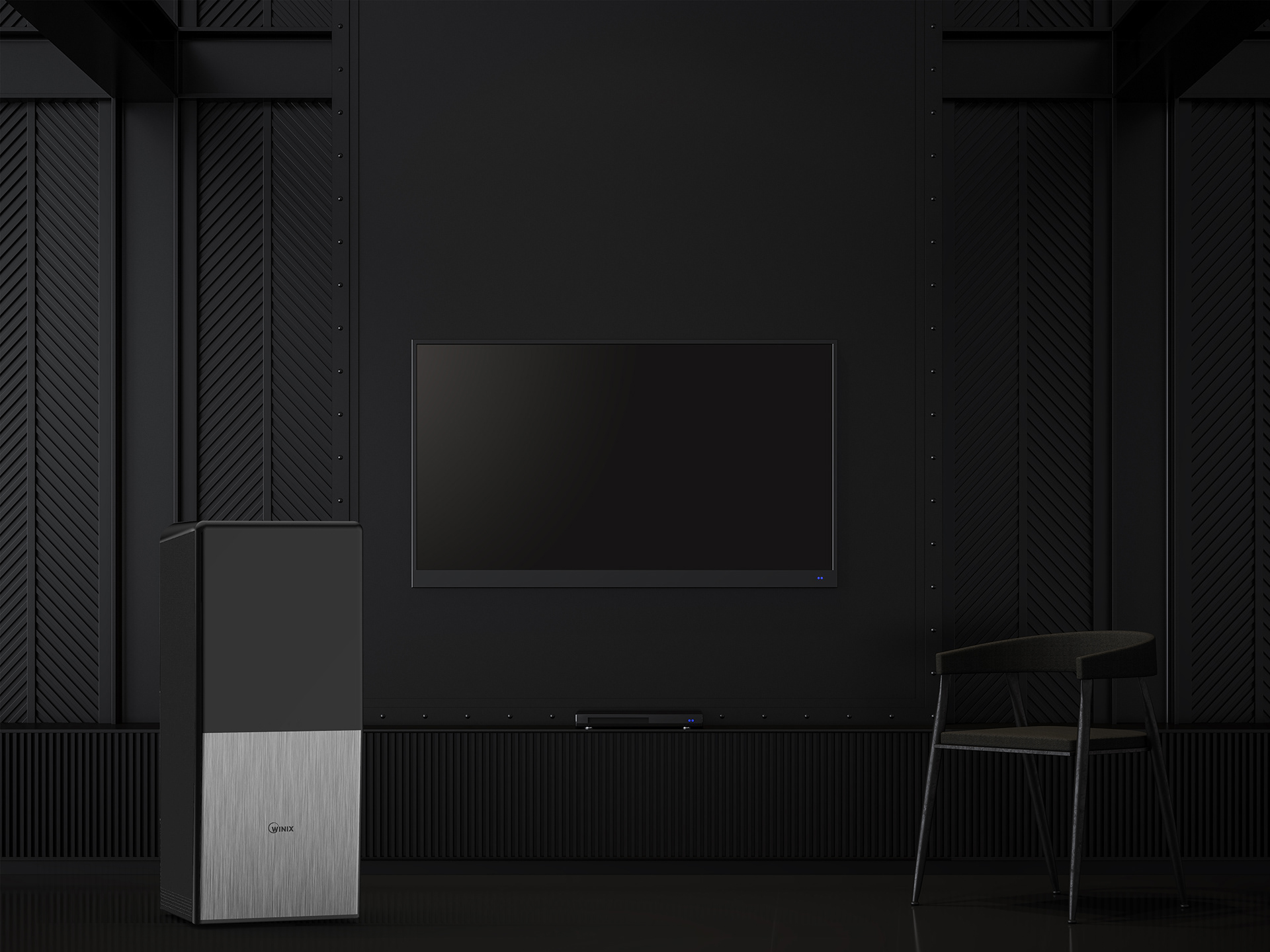 WINIX BlackCube，purifier，Cool black，