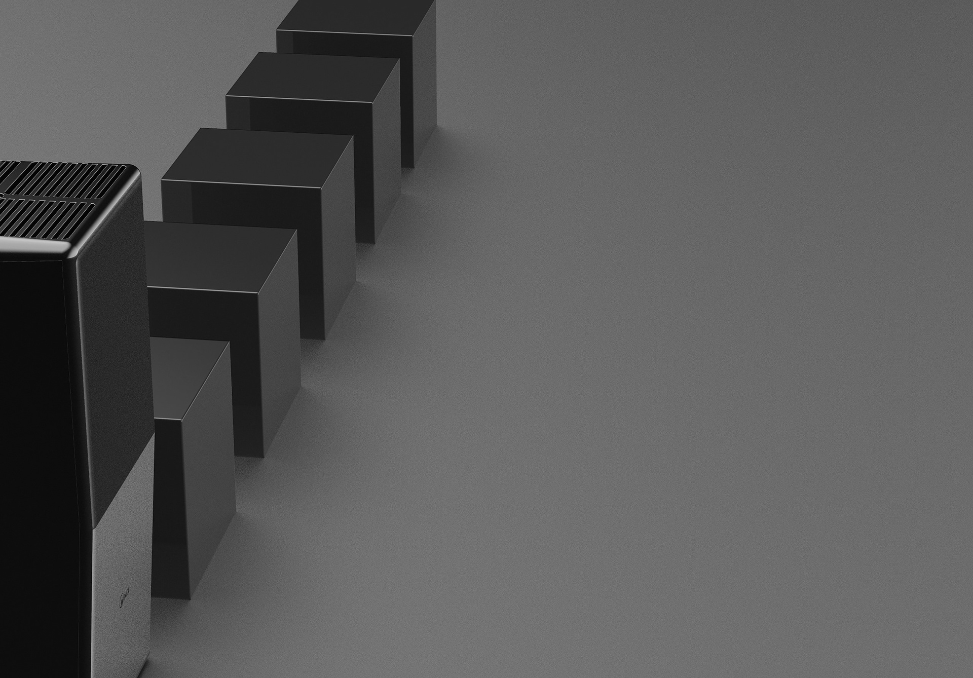 WINIX BlackCube，purifier，Cool black，