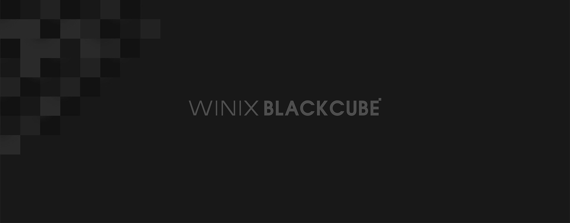 WINIX BlackCube，purifier，Cool black，