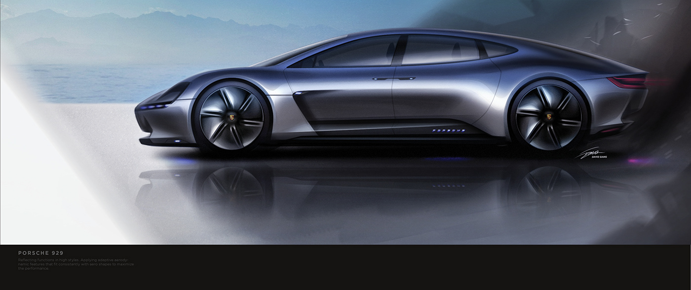 David Bang，Porsche，porsche，traffic，automobile，