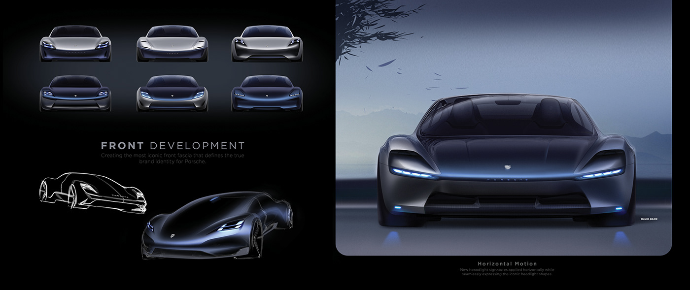 David Bang，Porsche，porsche，traffic，automobile，