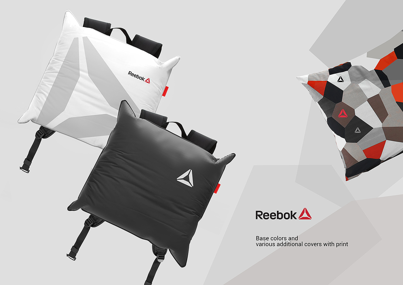 Red dot works，pillow，knapsack，