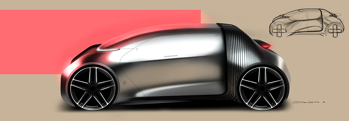 Hand drawn car，vehicle，industrial design，manuscript，