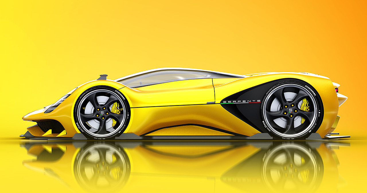 Serpente GT，Sports car，vehicle，conceptual design，