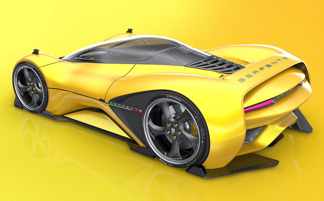 Serpente GT，Sports car，vehicle，conceptual design，