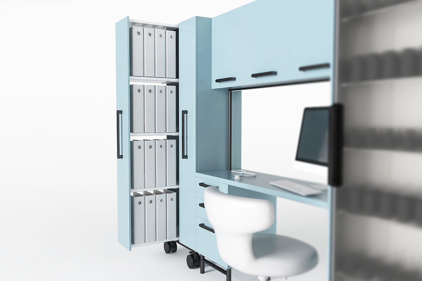 Fuhua Wang，HANDIOT.，furniture，cabinet，charge，to work in an office，