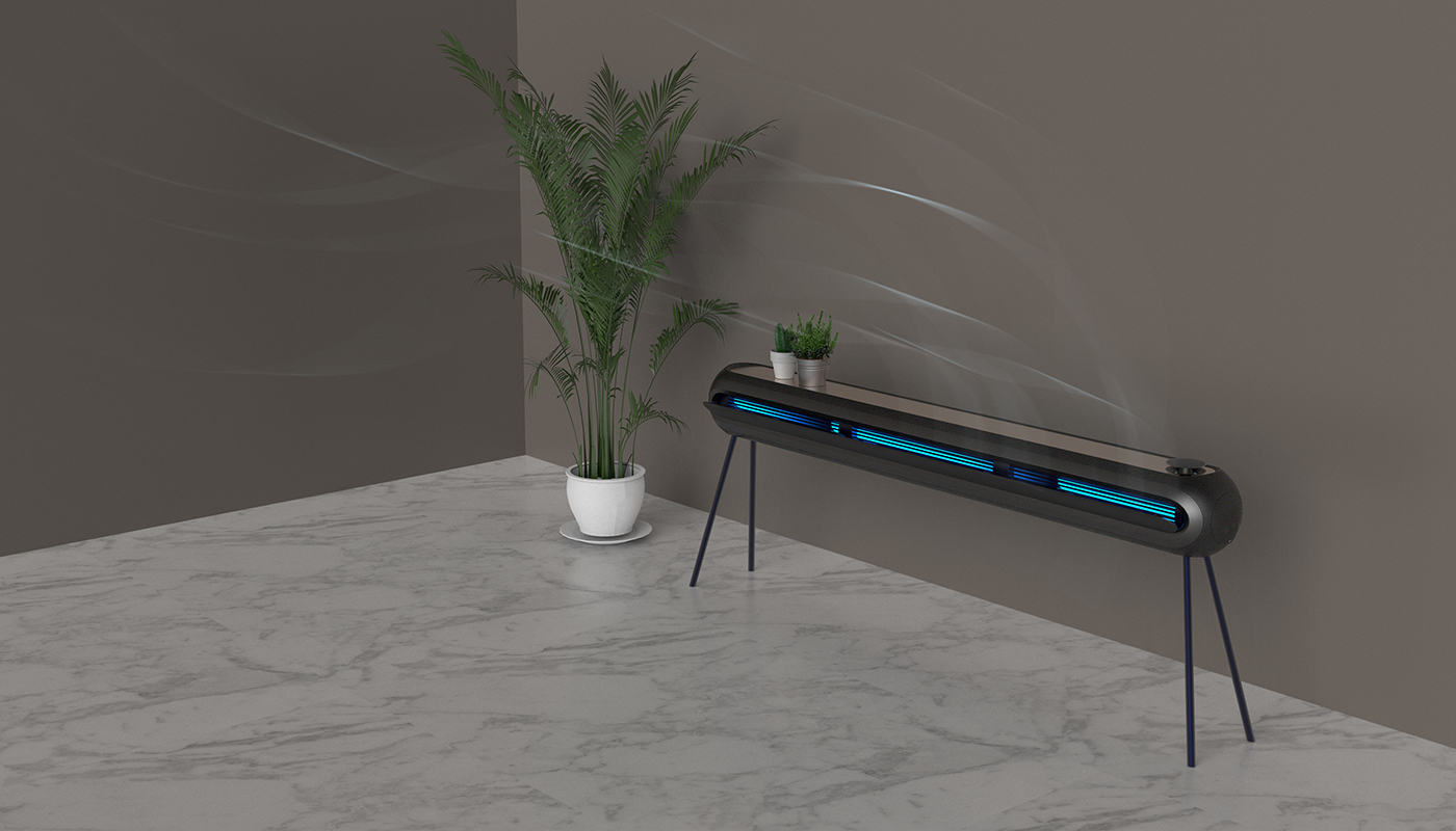 household electrical appliances，air cleaner，anion，Horizontal，Jaehyo Lee，