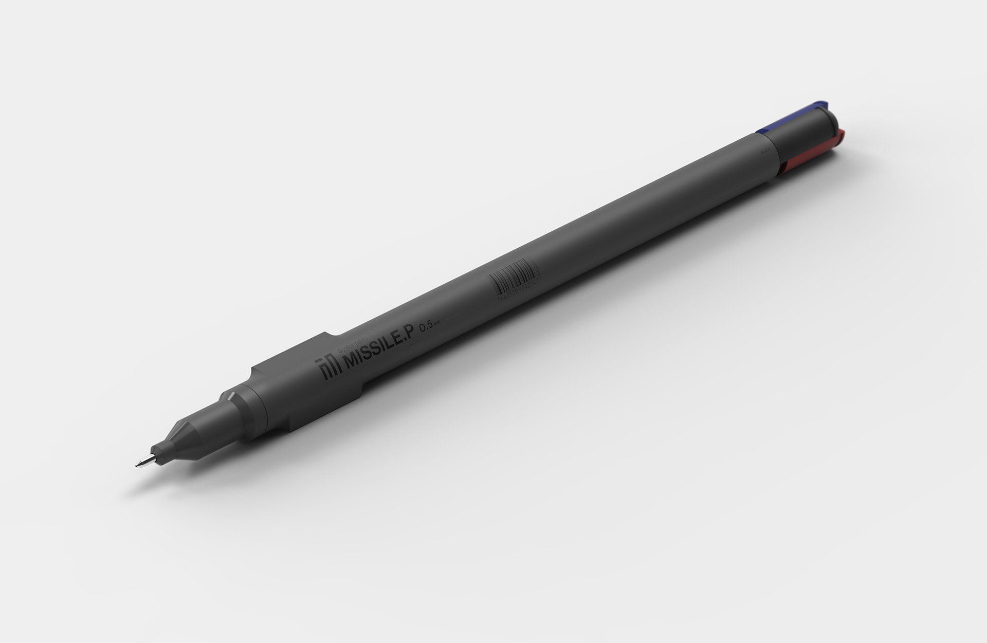 black，ball pen，MISSILE.P，