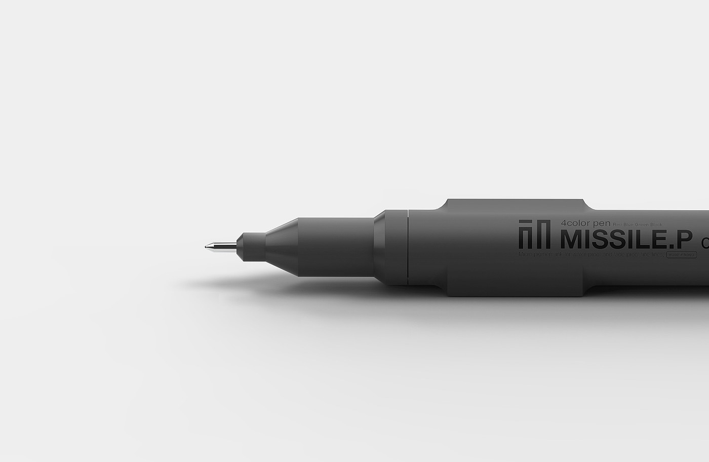 black，ball pen，MISSILE.P，